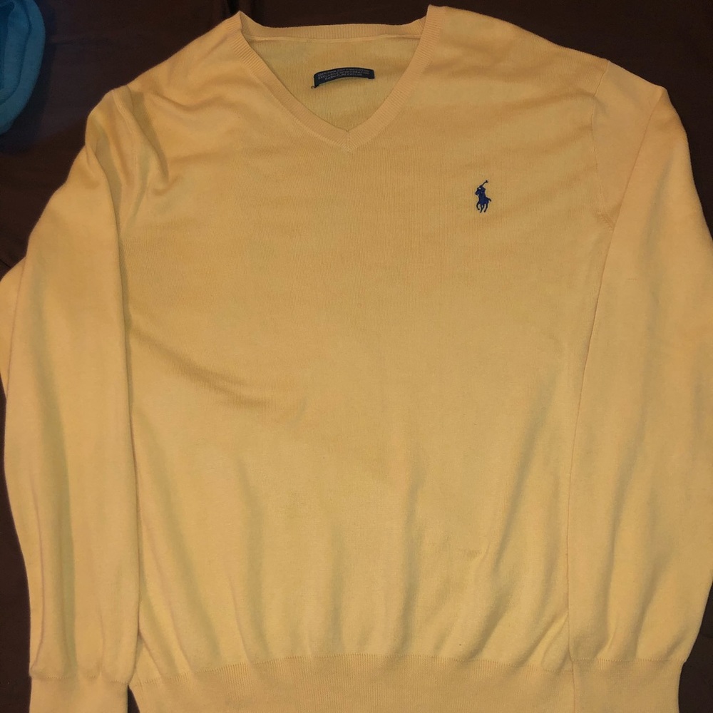 Yellow V-neck - Ralph Lauren Sweater